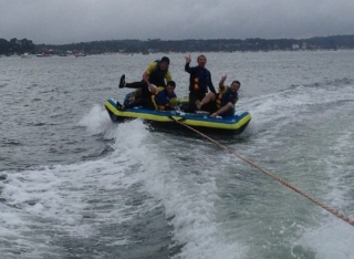  boyas remolcadas en Arcachon 